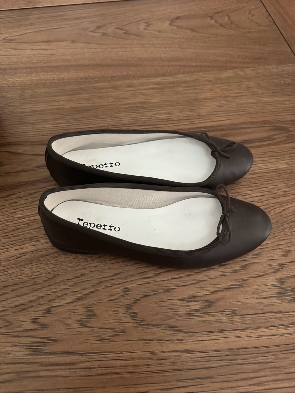 Repetto Cendrillon Ballet Flats - rubber sole in Ristretto Brown FR 36